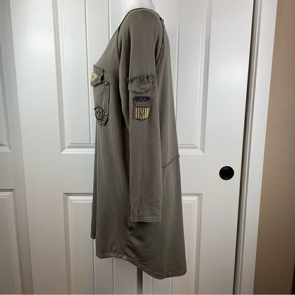 Zara military style hi-lo dress (0361) - Picture 6 of 11